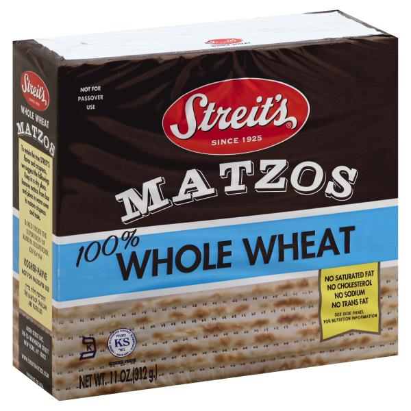 Matzo Whole Wheat Unsalted